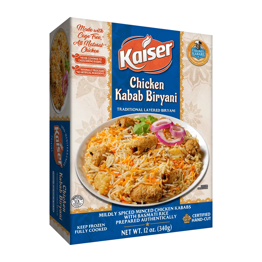 chicken kabab biryani