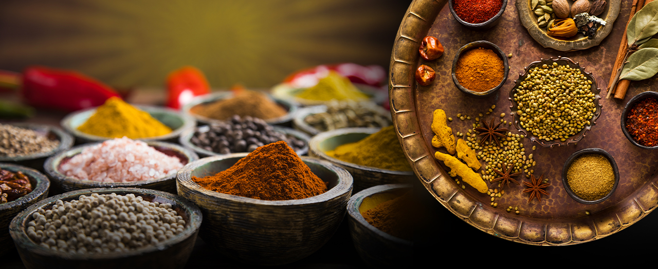 Desi spices. How to use Indian spices. Spices for Indian cooking.
