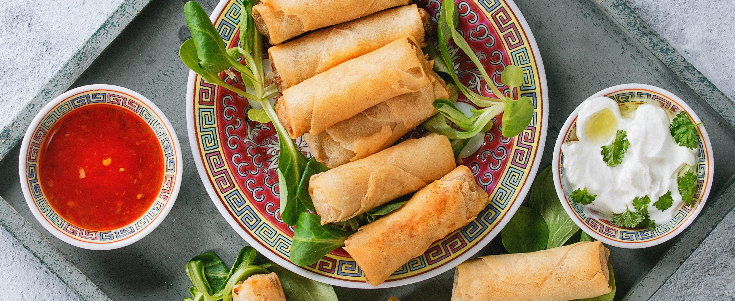 how to serve spring rolls? what to serve spring rolls with.