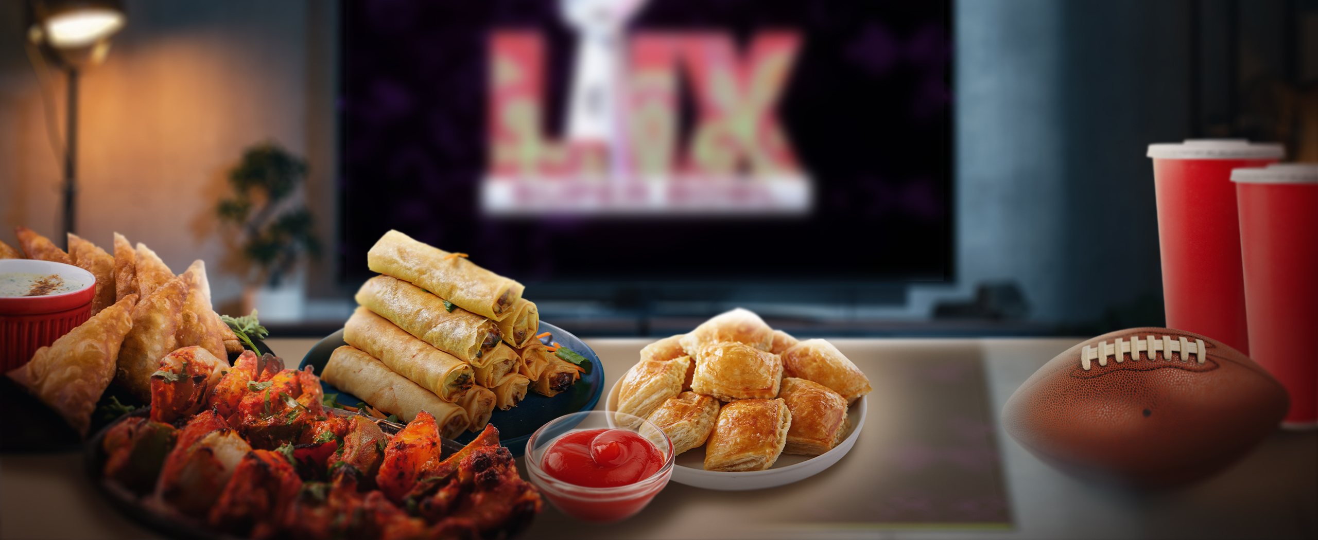 Super bowl snacks. Fusion Food. Kaiser Foodline.