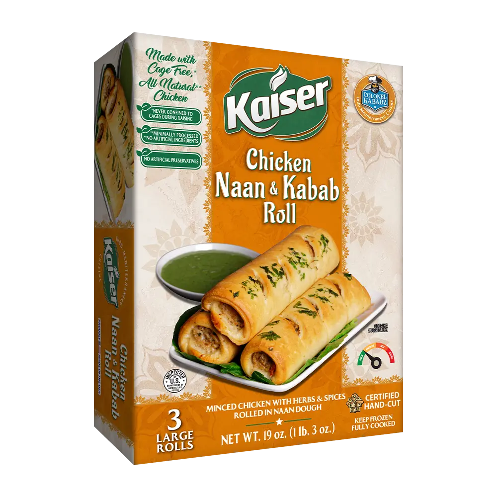 chicken naan kabab roll