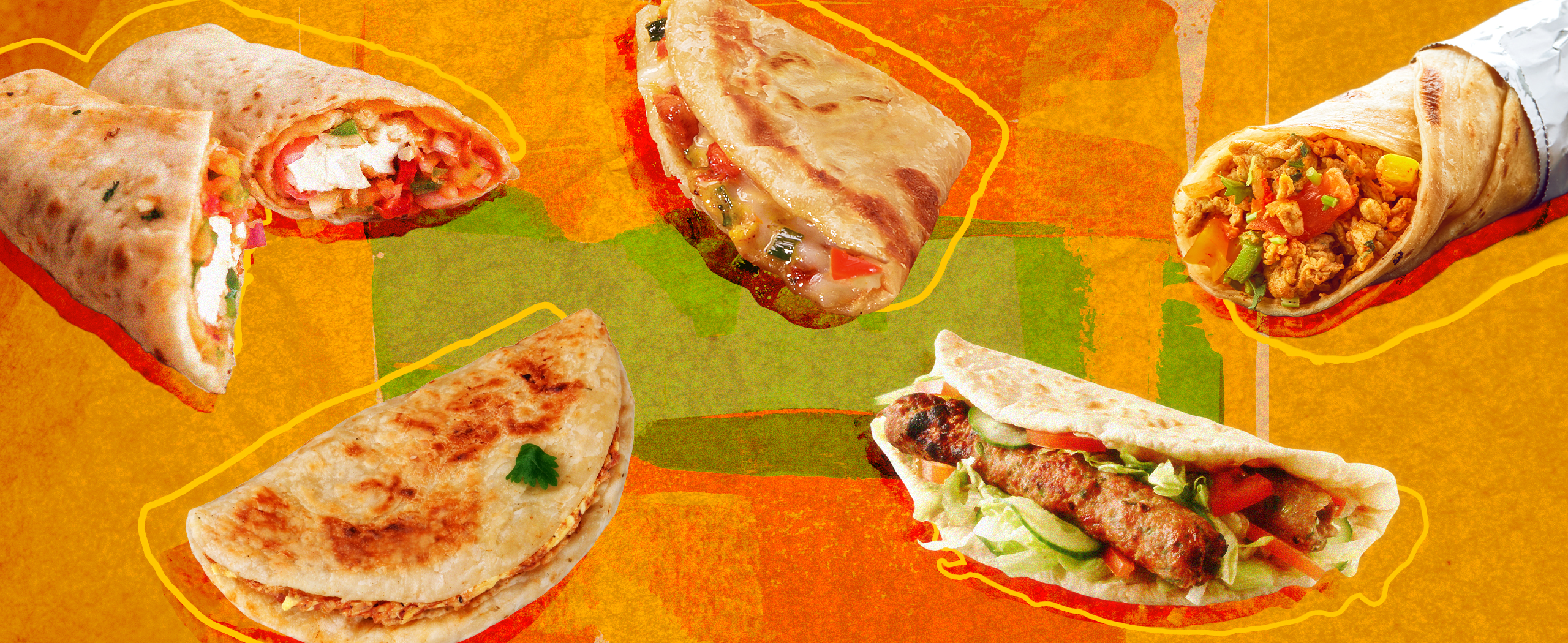 wrap ideas. desi wrap ideas. quick wrap meals. healthy wrap meals. frozen wrap meals. desi breakfast wraps. desi wraps for lunch. desi wraps for dinner. desi wrap snacks.